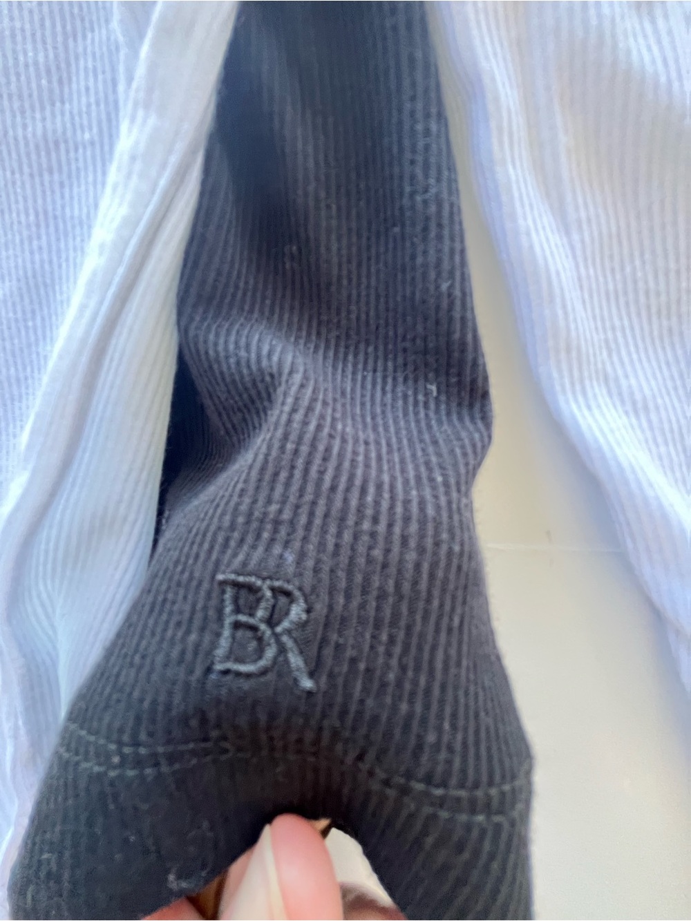 Lot of 2 Banana Republic long sleeve cotton spandex undershirts/outdoor wear S - Picture 4 of 6